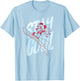 Disney Mickey Mouse Stay Cool Snowboarding T-Shirt - T-Shirt | Light Blue