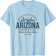 Vintage Styled State of Arizona Retro T-Shirt - T-Shirt | Light Blue