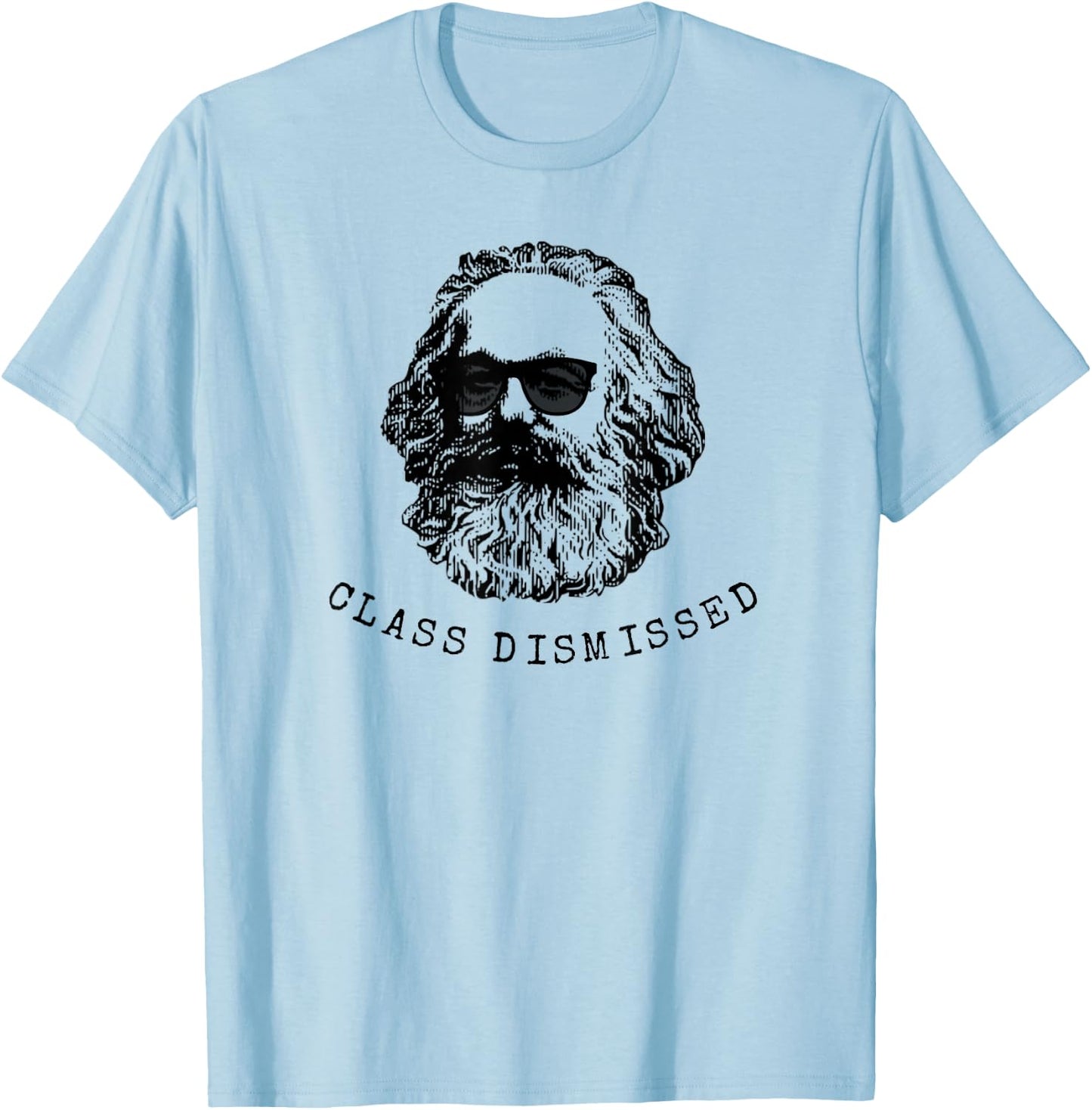 Class Dismissed Karl Marx T-Shirt - T-Shirt | Light Blue