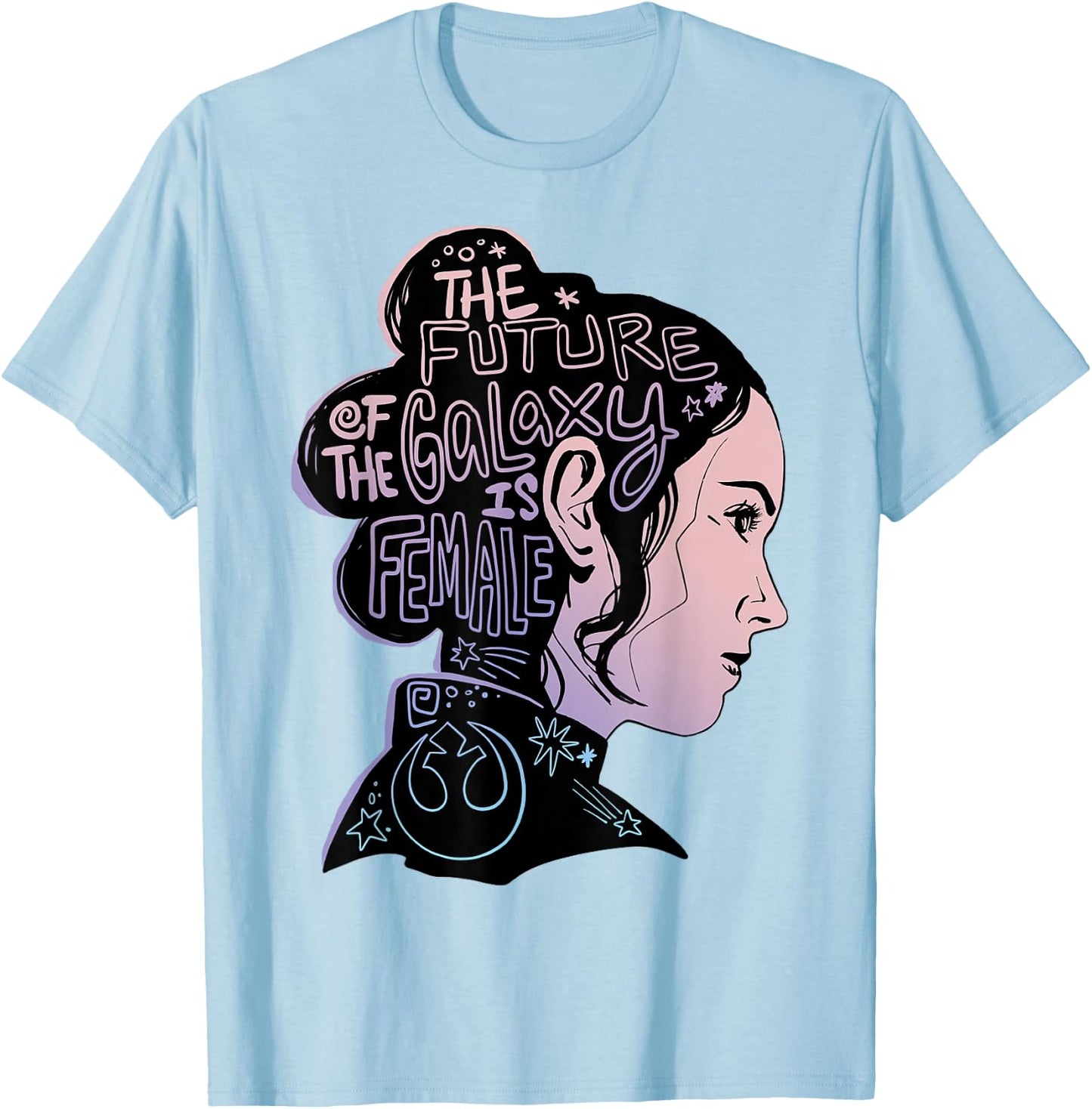 Star Wars Rey The Future Of The Galaxy Is Female T-Shirt - T-Shirt | Light Blue