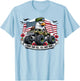 Kids Memorial Day Shirts Boys American Flag Shirt Eagle USA T-Shirt - T-Shirt | Light Blue
