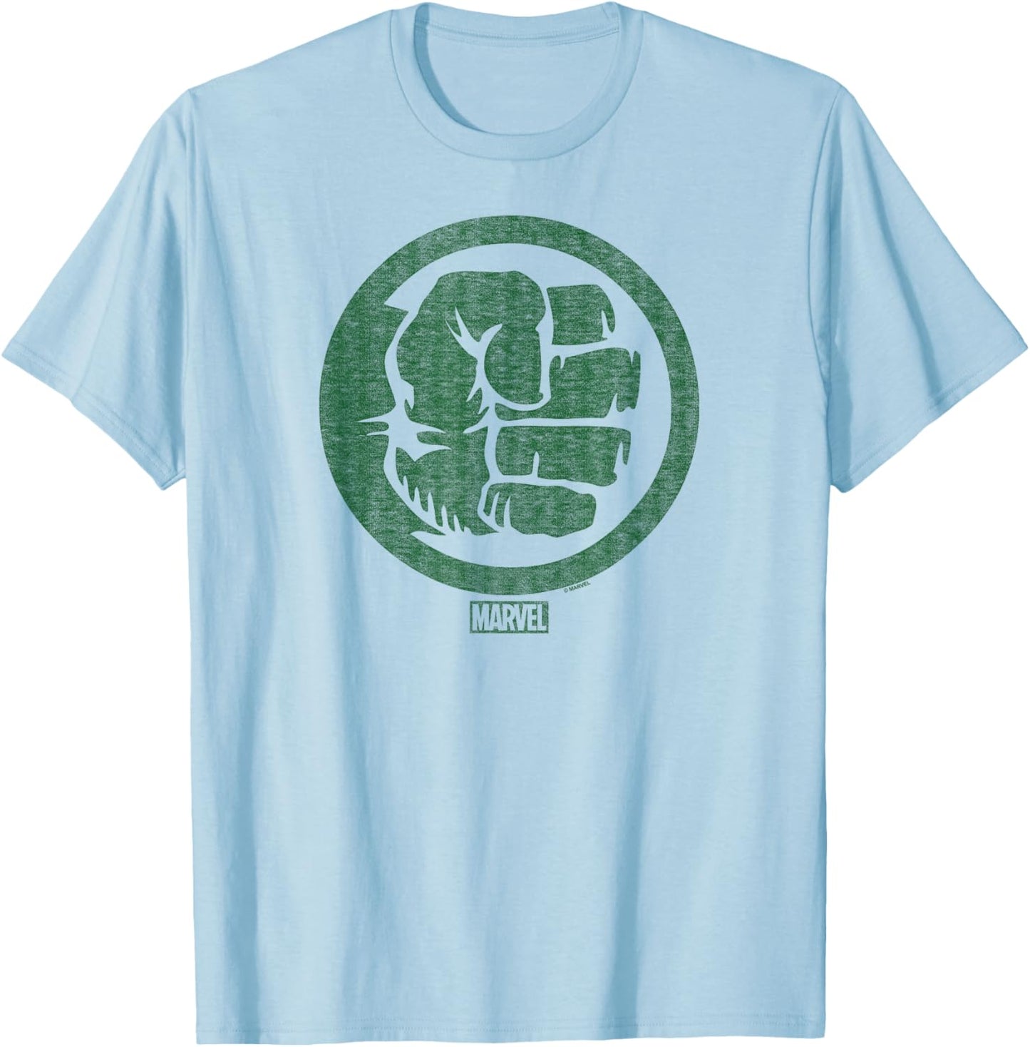 Hulk - Fist Symbol T-Shirt - T-Shirt | Light Blue