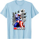 Marvel Captain America New York Heroes Memorial Tribute T-Shirt - T-Shirt | Light Blue