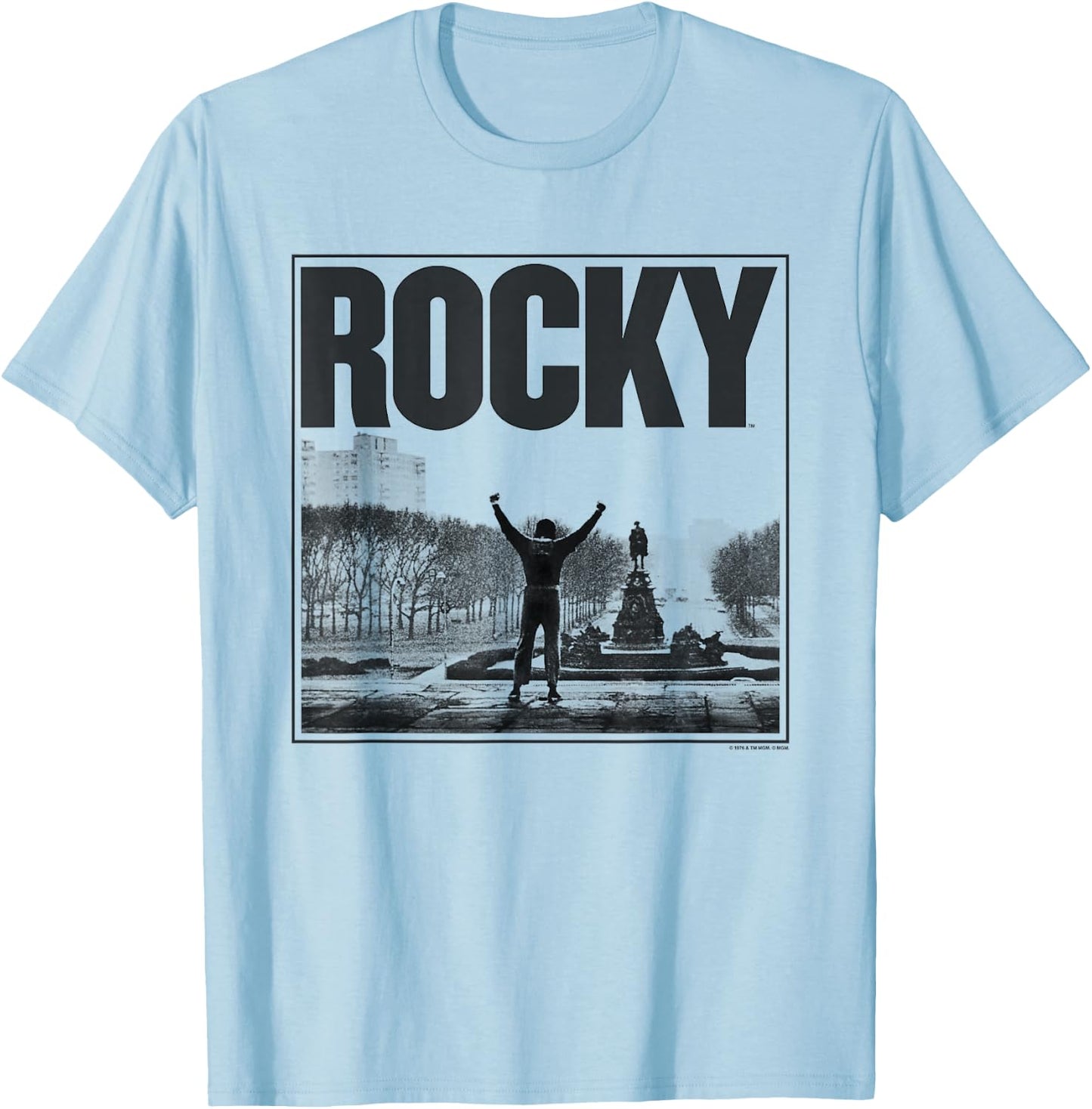 Rocky Top of The Stairs T-Shirt - T-Shirt | Light Blue