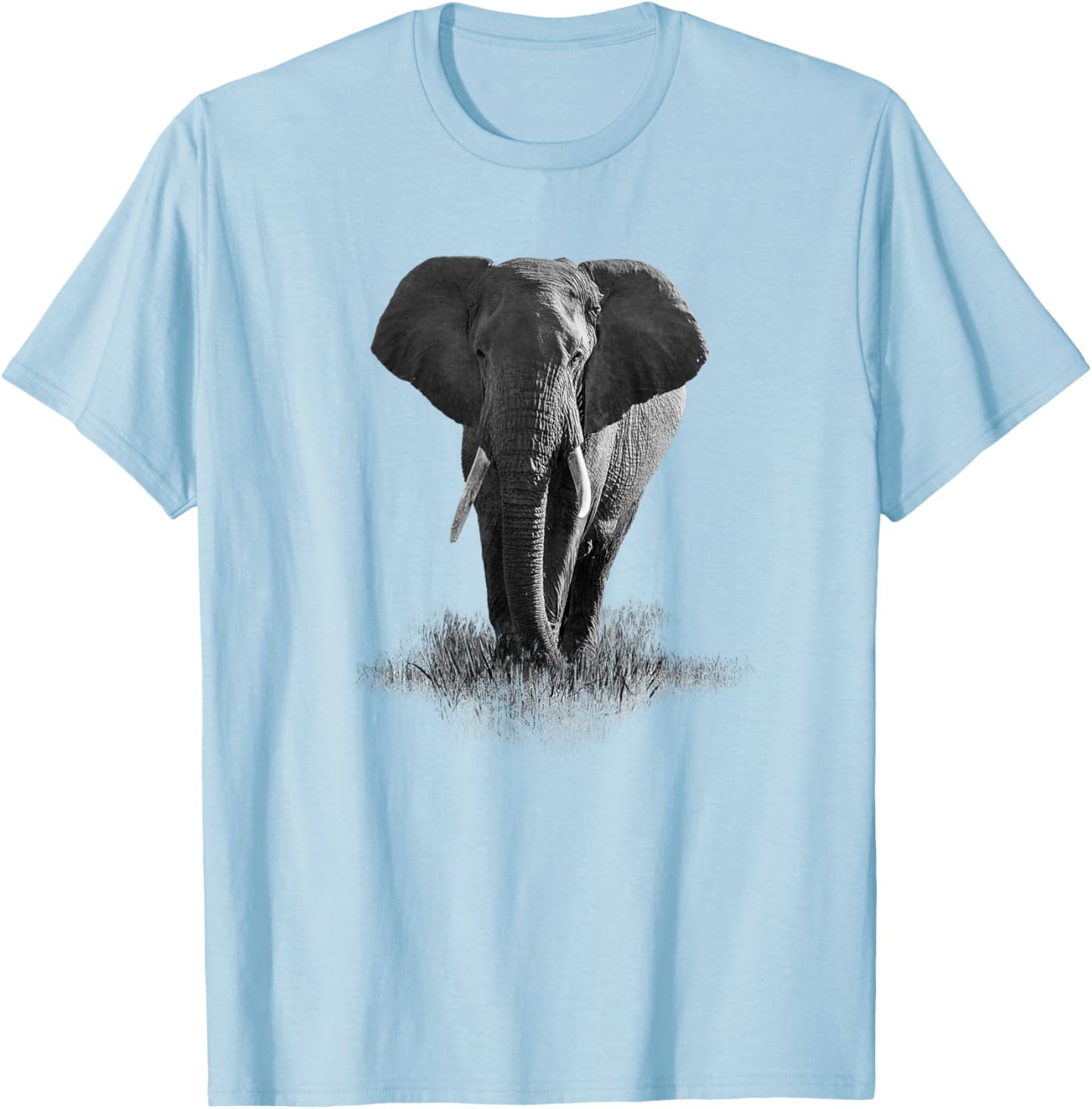 Elephant Animal Art - Zookeeper Zoologist Save The Elephants , Small, White T-Shirt - T-Shirt | Light Blue