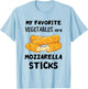 Mozzarella Sticks Melted Cheese Stick Favorite Vegetable T-Shirt - T-Shirt | Light Blue