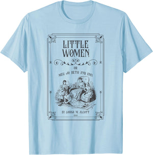 Little women - March sisters: Jo, Meg, Beth, and Amy T-Shirt - T-Shirt | Light Blue