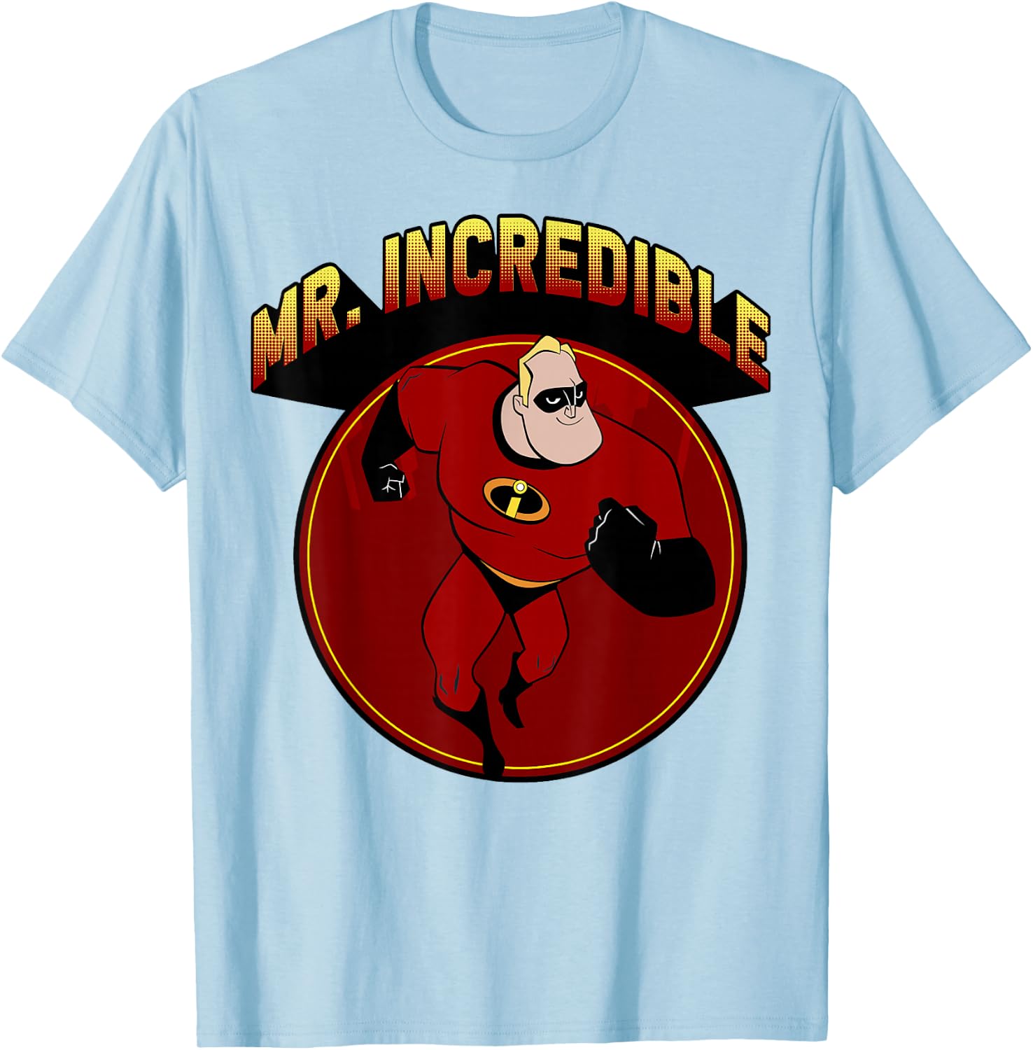 Disney Pixar The Incredibles Mr. Incredible Portrait T-Shirt - T-Shirt | Light Blue