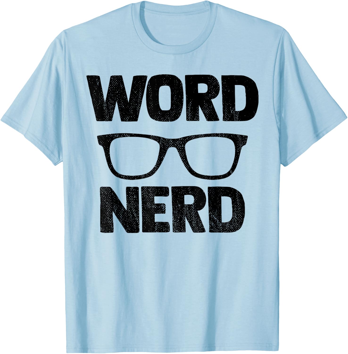 Word Nerd Book Reading Gift Book Worm Gift T-Shirt - T-Shirt | Light Blue
