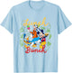 Disney Mickey And Friends Lunch Bunch Retro Group T-Shirt - T-Shirt | Light Blue
