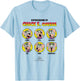 Chuck E. Cheese Expressions Of Chuck Big Chest Panels T-Shirt - T-Shirt | Light Blue