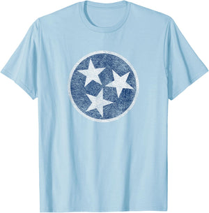 Tennessee State Flag T-Shirt - T-Shirt | Light Blue
