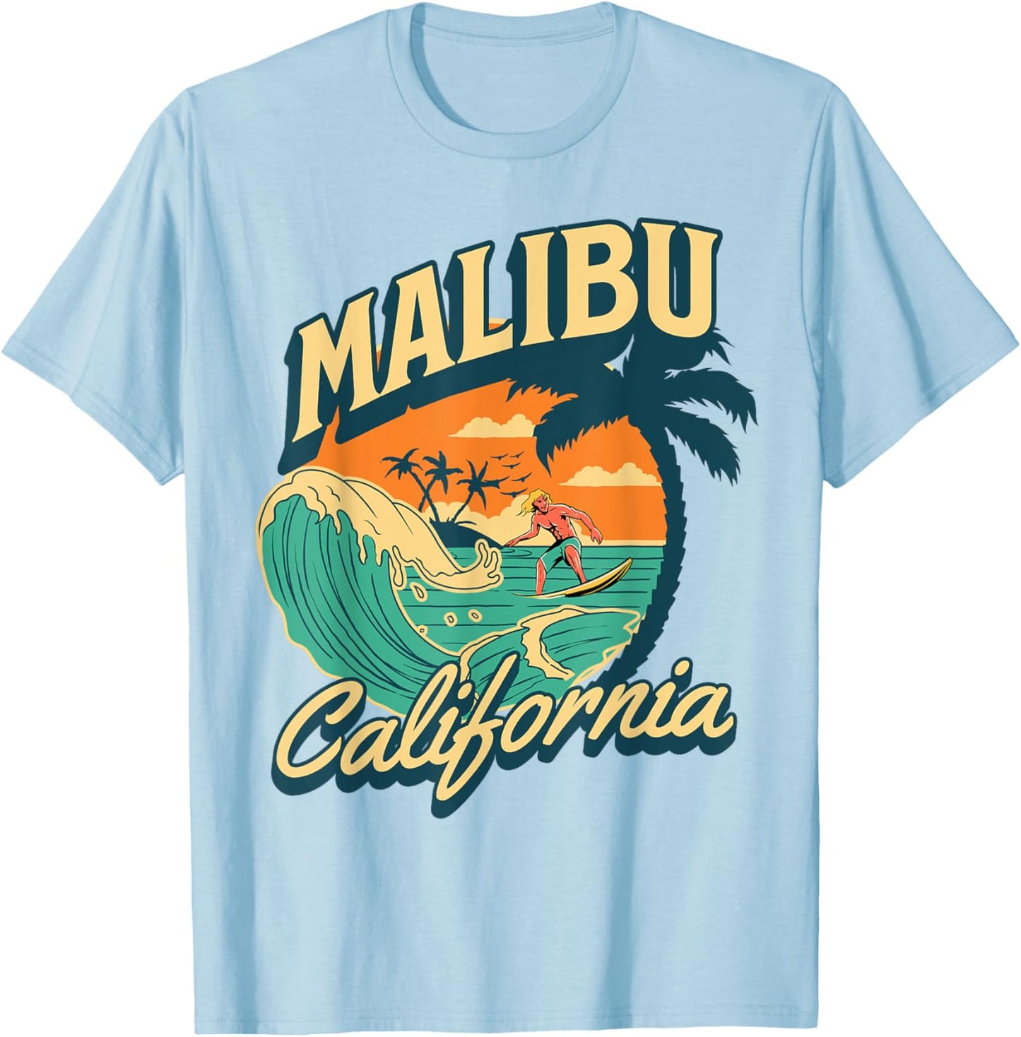 Malibu T-Shirt - T-Shirt | Light Blue