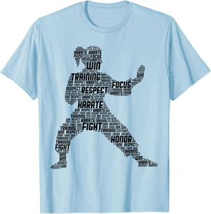 Karate Girls Children T-Shirt - T-Shirt | Light Blue