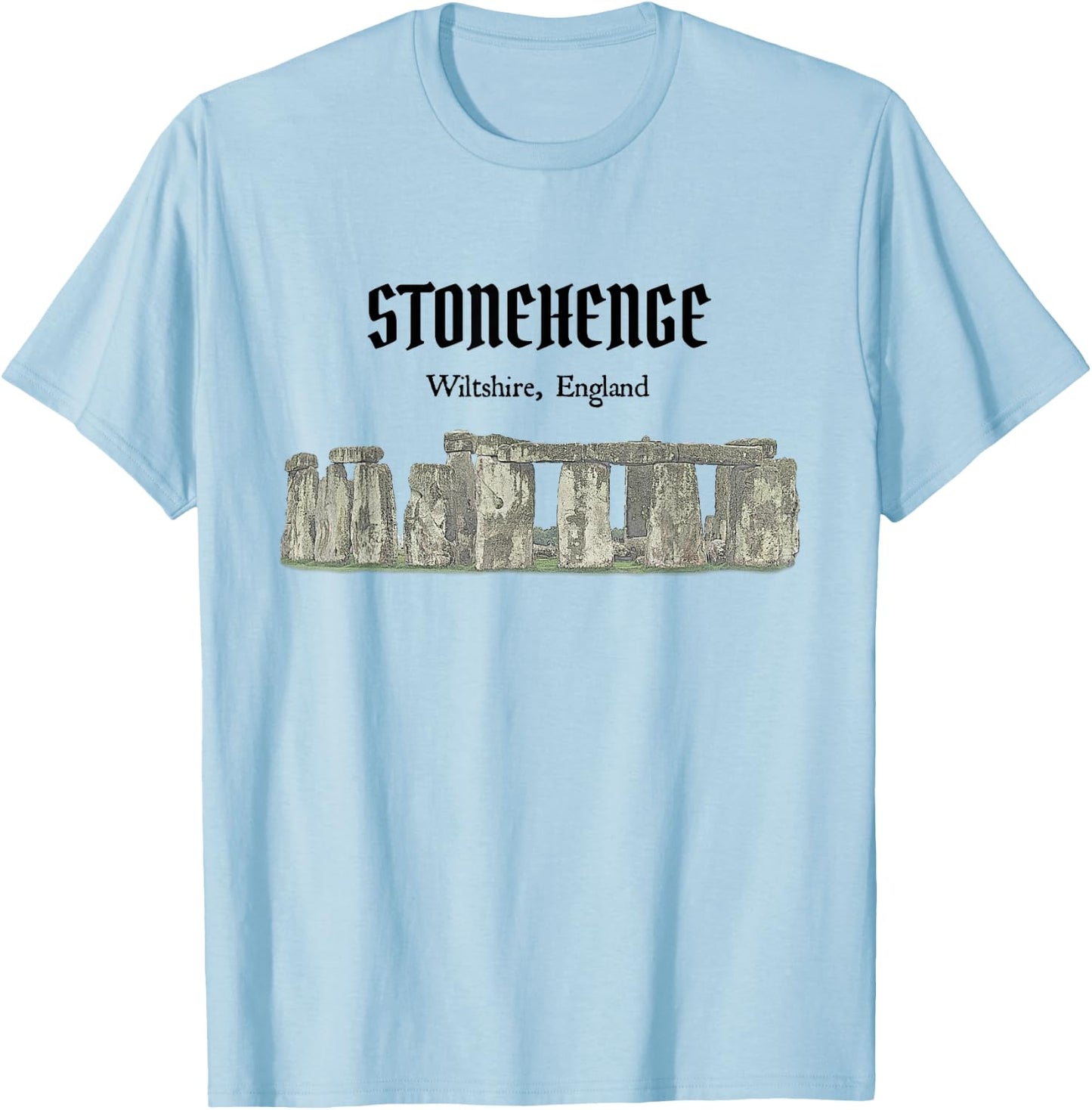 Stonehenge England Souvenir T-Shirt - T-Shirt | Light Blue