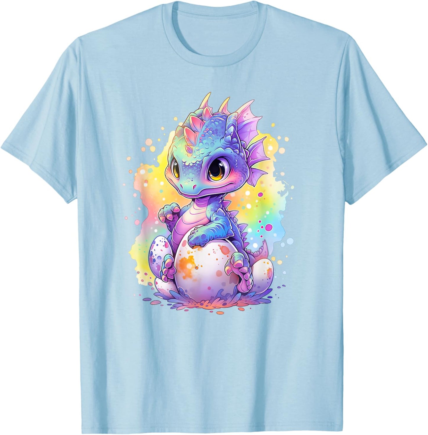 Cute Dragon funny Dragon lover baby T-Shirt - T-Shirt | Light Blue