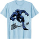 Marvel Black Panther Retro Comic Art T-Shirt - T-Shirt | Light Blue