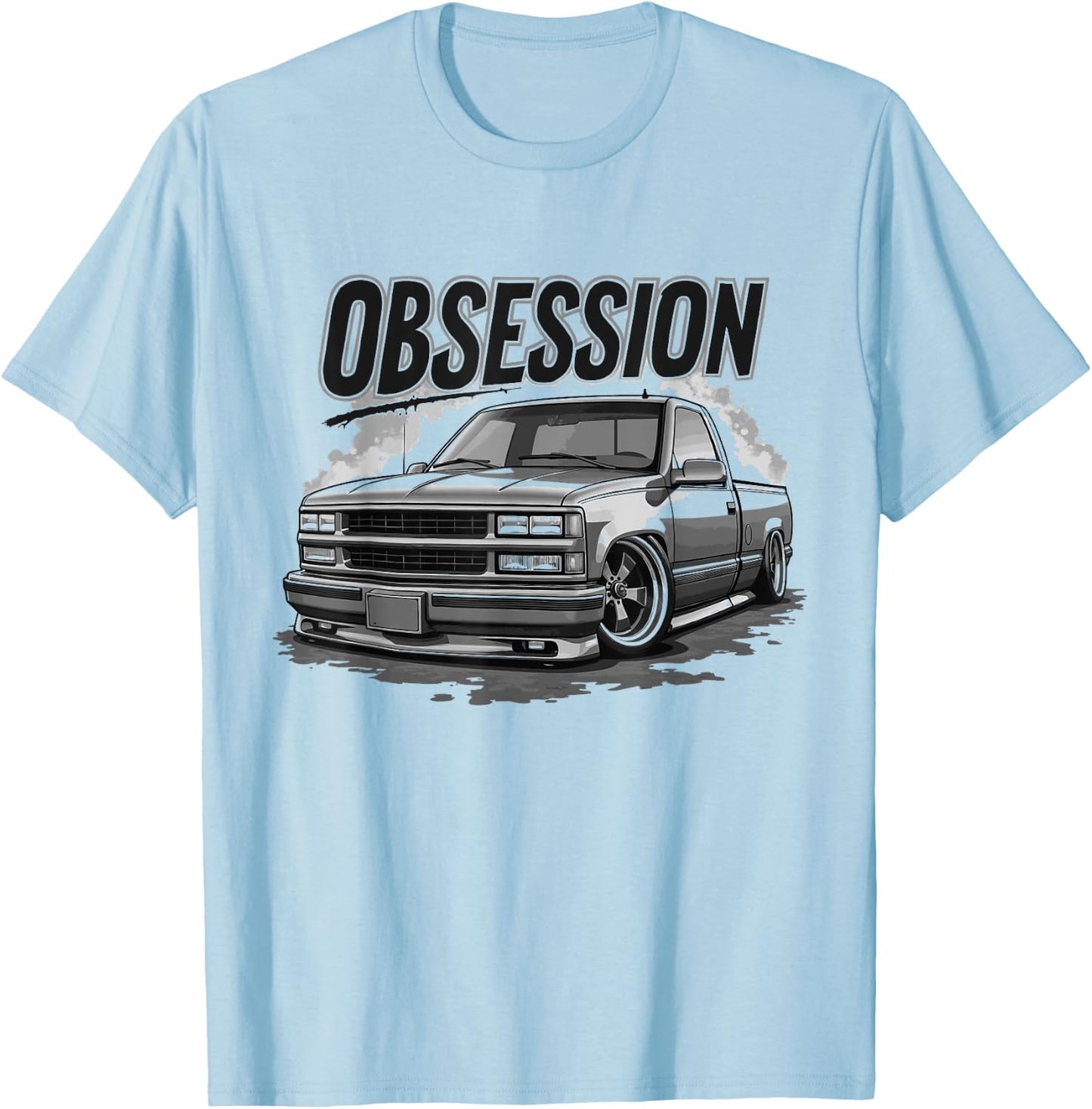 OBS Single Cab Truck Old Body Style Retro CK Truck 4th Gen T-Shirt - T-Shirt | Light Blue