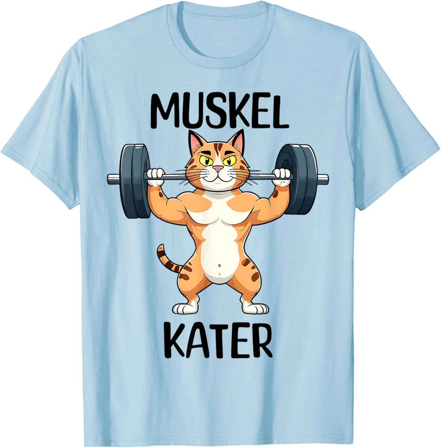 Muskelkater Fitness Gym Workout Kraftsport T-Shirt - T-Shirt | Light Blue