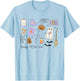 Spooky PEDS Crew Halloween Pumpkin Pediatrics Halloween T-Shirt - T-Shirt | Light Blue