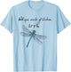 Teepuc Music Dragonfly Whisper Words Of Wisdom Dragon Fly -Adults & Kids T-Shirt - T-Shirt | Light Blue