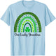 One Lucky Grandma St Patrick’s Day Rainbow Shamrock Irish T-Shirt - T-Shirt | Light Blue