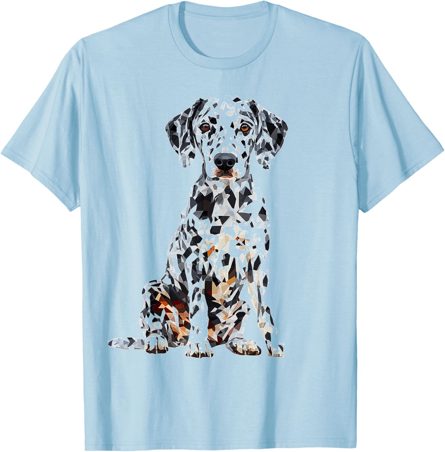 Dalmatian Dog Motif Pet Illustration Dalmatian Women Kids T-Shirt - T-Shirt | Light Blue