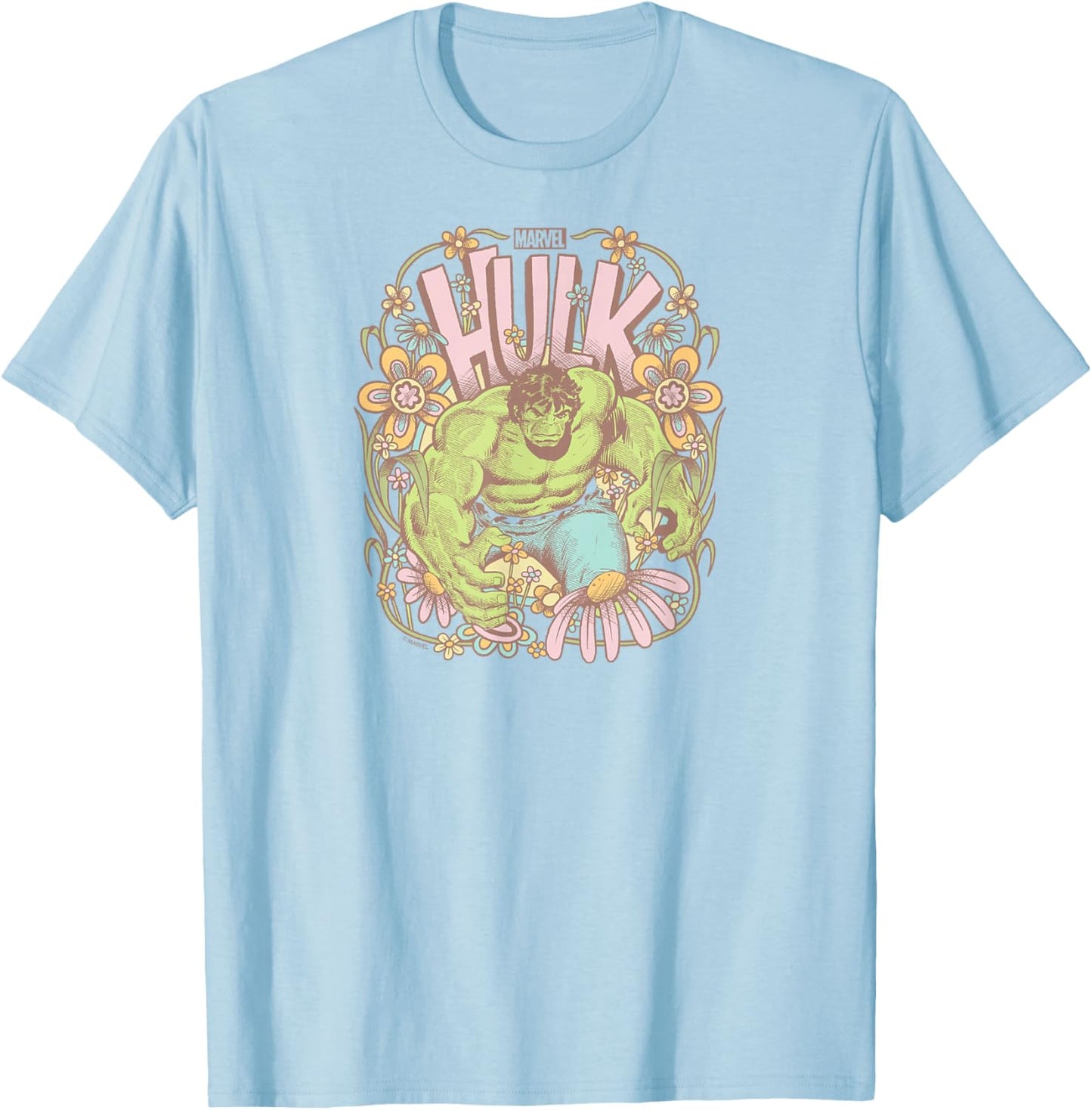 Hulk - Feminine Inspired T-Shirt - T-Shirt | Light Blue