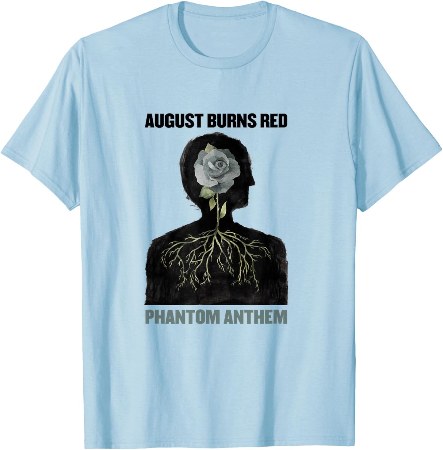 August Burns Red – Phantom-Hymnen-Abdeckung T-Shirt - T-Shirt | Light Blue