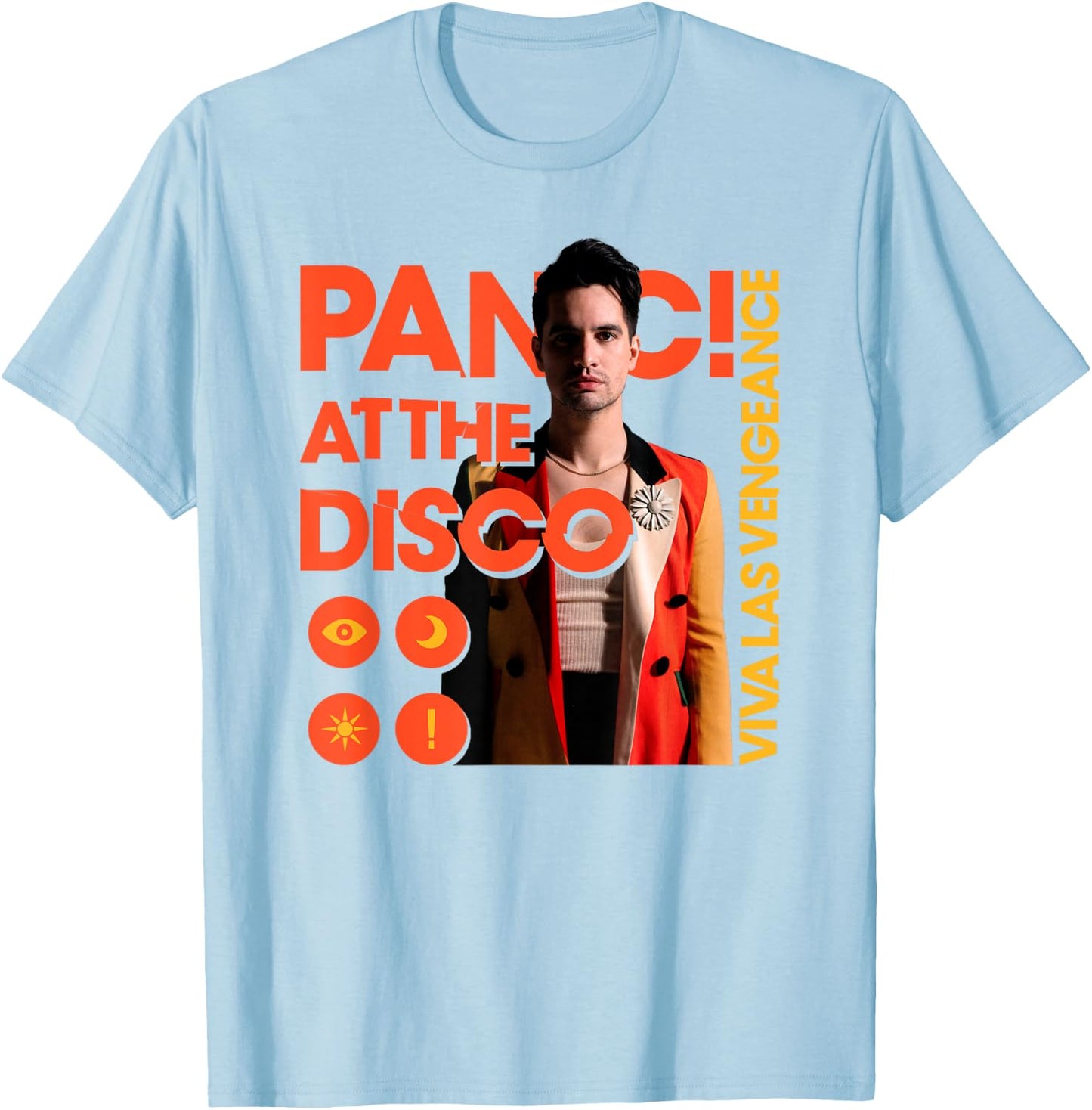 Panic! At The Disco - VLV Photo T-Shirt - T-Shirt | Light Blue