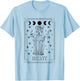 Triple Moon Goddess Hecate Tarot Card Wiccan Pagan Witch T-Shirt - T-Shirt | Light Blue