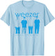 Weezer - Blue Album Anniversary Tracklist T-Shirt - T-Shirt | Light Blue