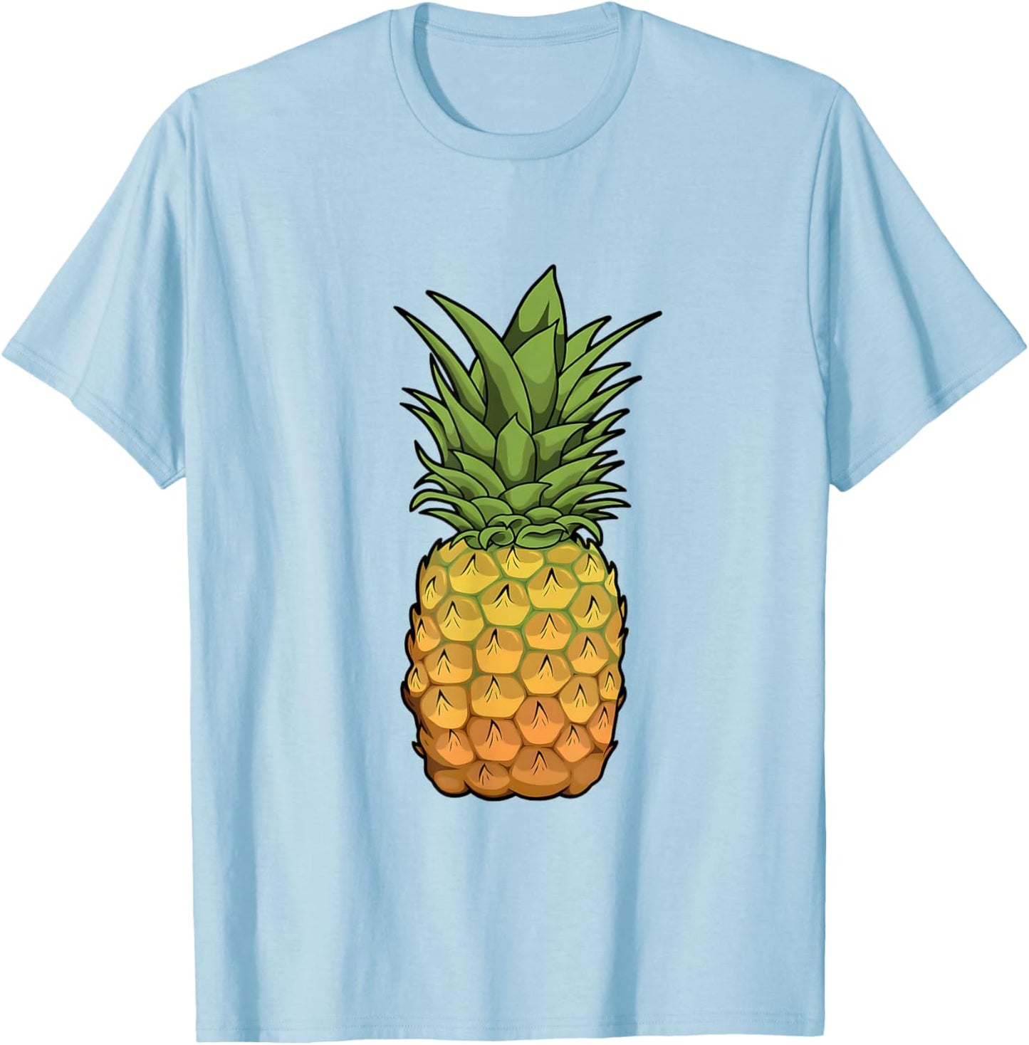Pineapple for girls, pineapple for kids, pineapple for youth T-Shirt - T-Shirt | Light Blue