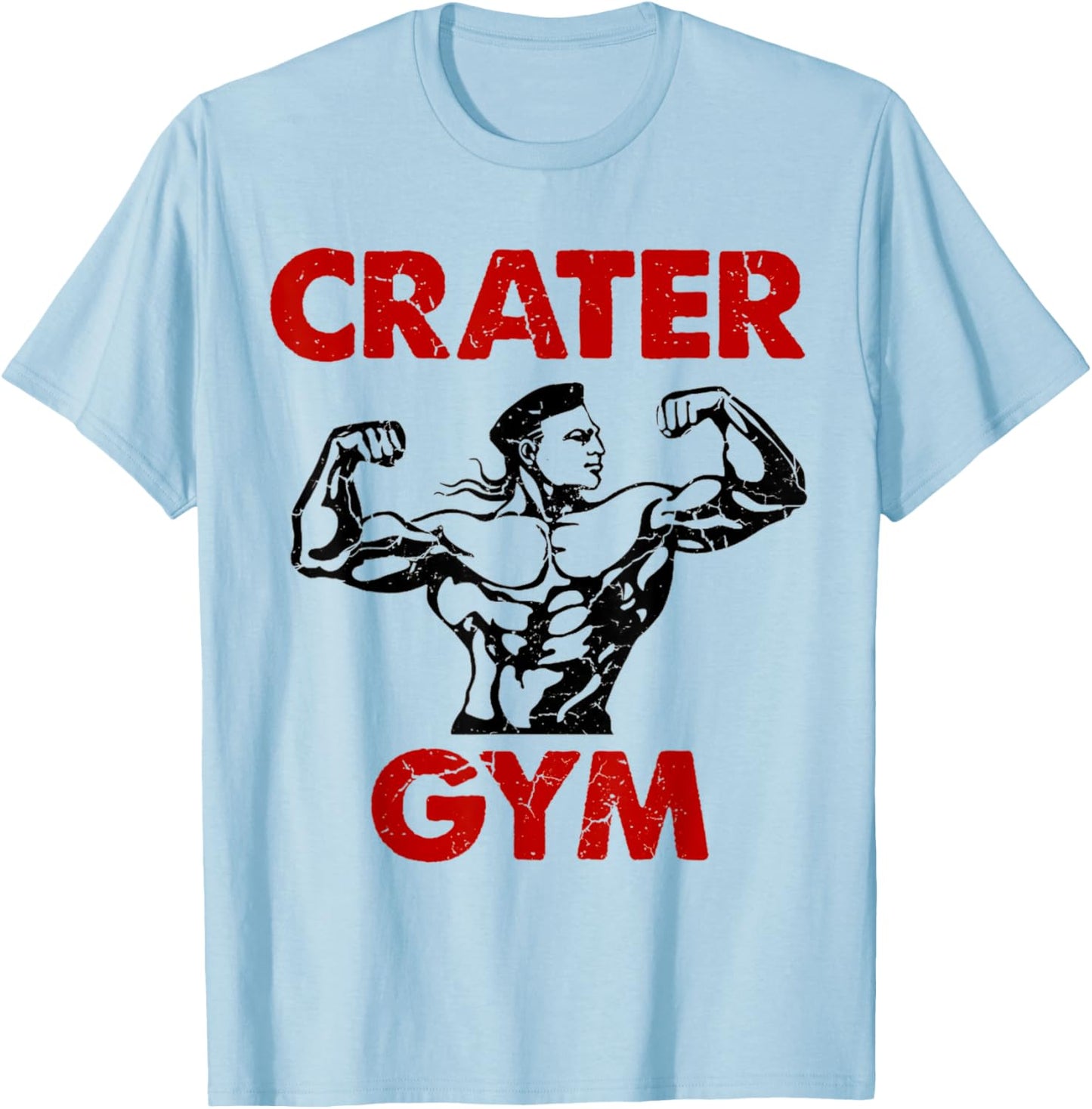 Crater Gym T-Shirt - T-Shirt | Light Blue
