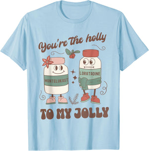 Women ENT nurse christmas allergy nurse allergy office T-Shirt - T-Shirt | Light Blue
