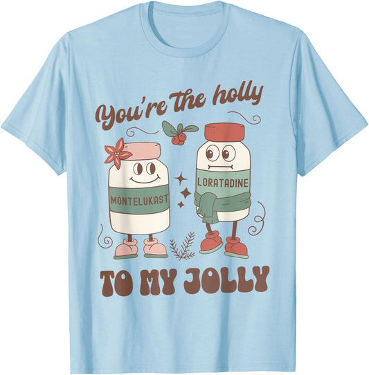 Women ENT nurse christmas allergy nurse allergy office T-Shirt - T-Shirt | Light Blue