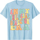 In My Childcare Director Era Groovy administrator Christmas T-Shirt - T-Shirt | Light Blue