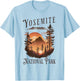 Yosemite National Park California USA Outdoor -Adults, -Kids Blue Short Sleeve Classic Fit T-Shirt - T-Shirt | Light Blue