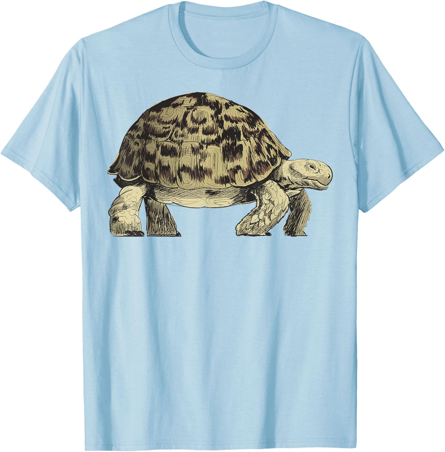 Slow Tortoise Turtle Shirt T-Shirt - T-Shirt | Light Blue