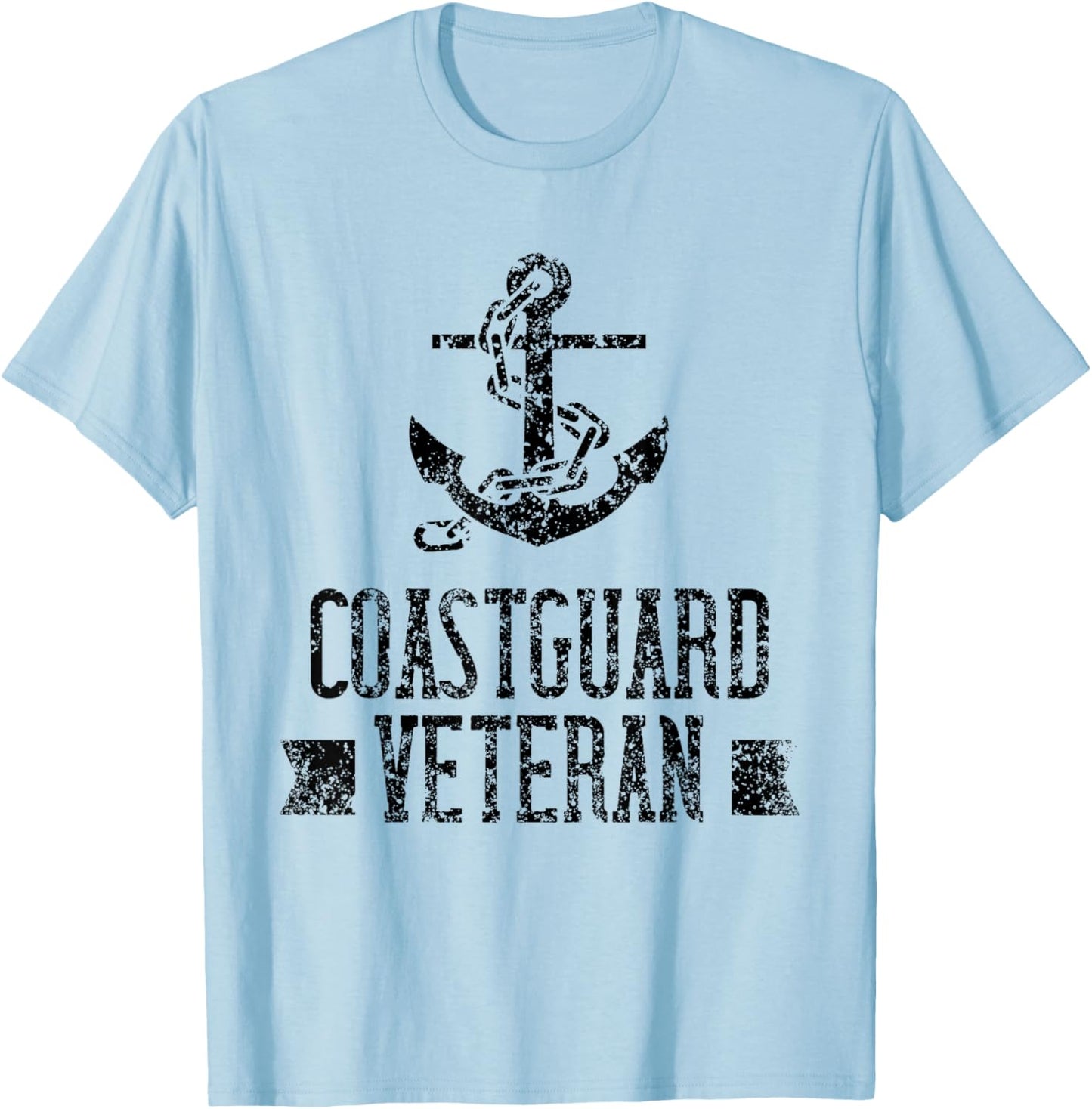 Coast Guard Veteran Sea Rescue Coastal Job Coastie T-Shirt - T-Shirt | Light Blue