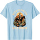Western Sunset Cowgirl Riding Horse Wild Flowers Wild Horses T-Shirt - T-Shirt | Light Blue