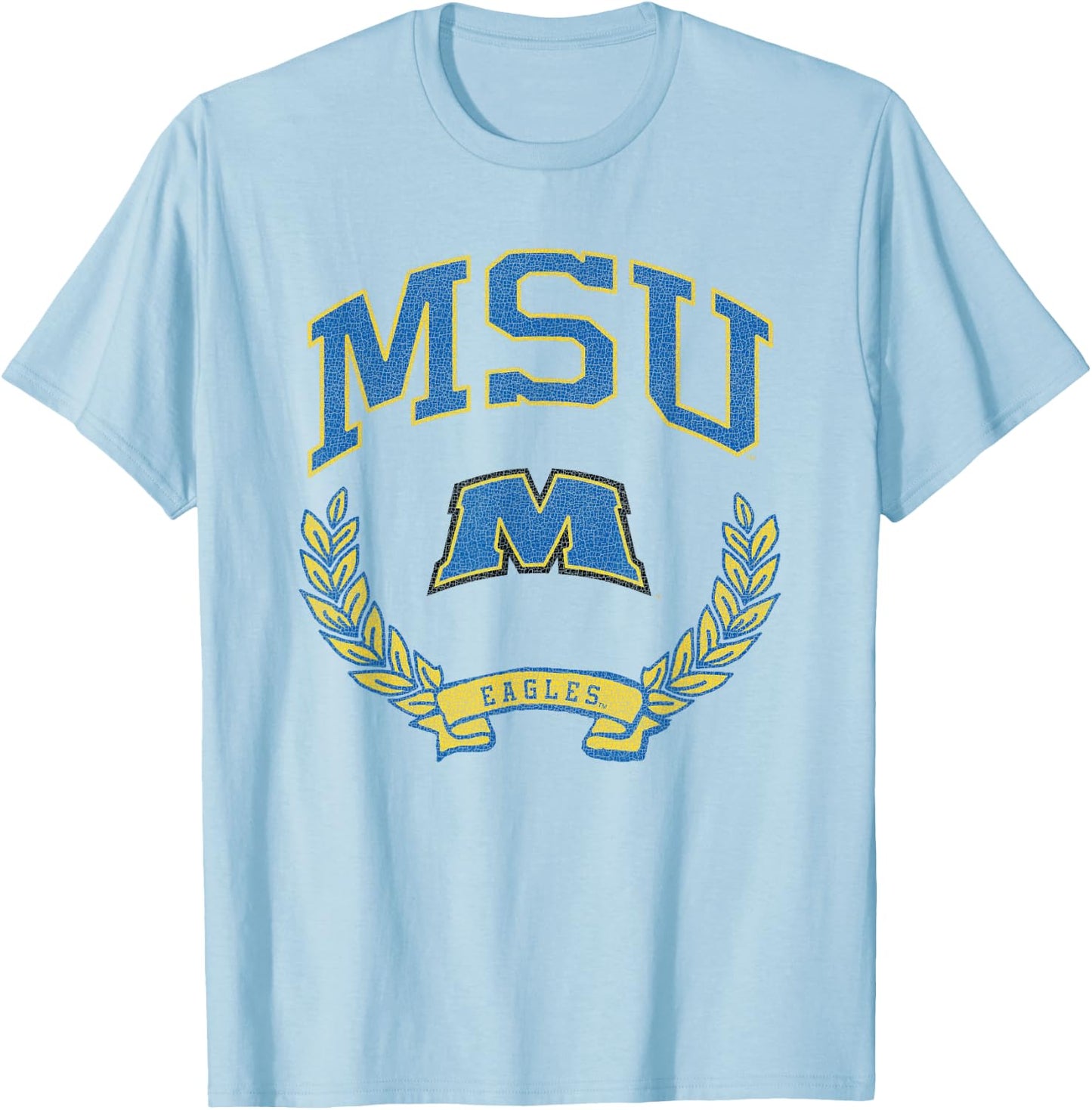 Morehead State Eagles Victory Vintage Officially Licensed T-Shirt - T-Shirt | Light Blue