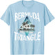 I Survived The Bermuda Triangle Funny Vacation Cruise T-Shirt - T-Shirt | Light Blue