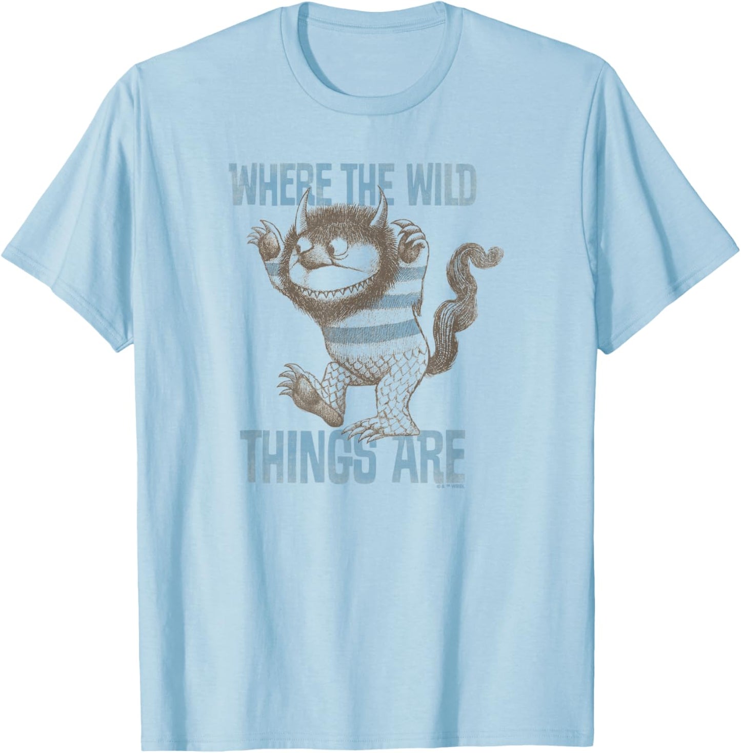 Where the Wild Things Are Wild Thing Vintage T-Shirt - T-Shirt | Light Blue