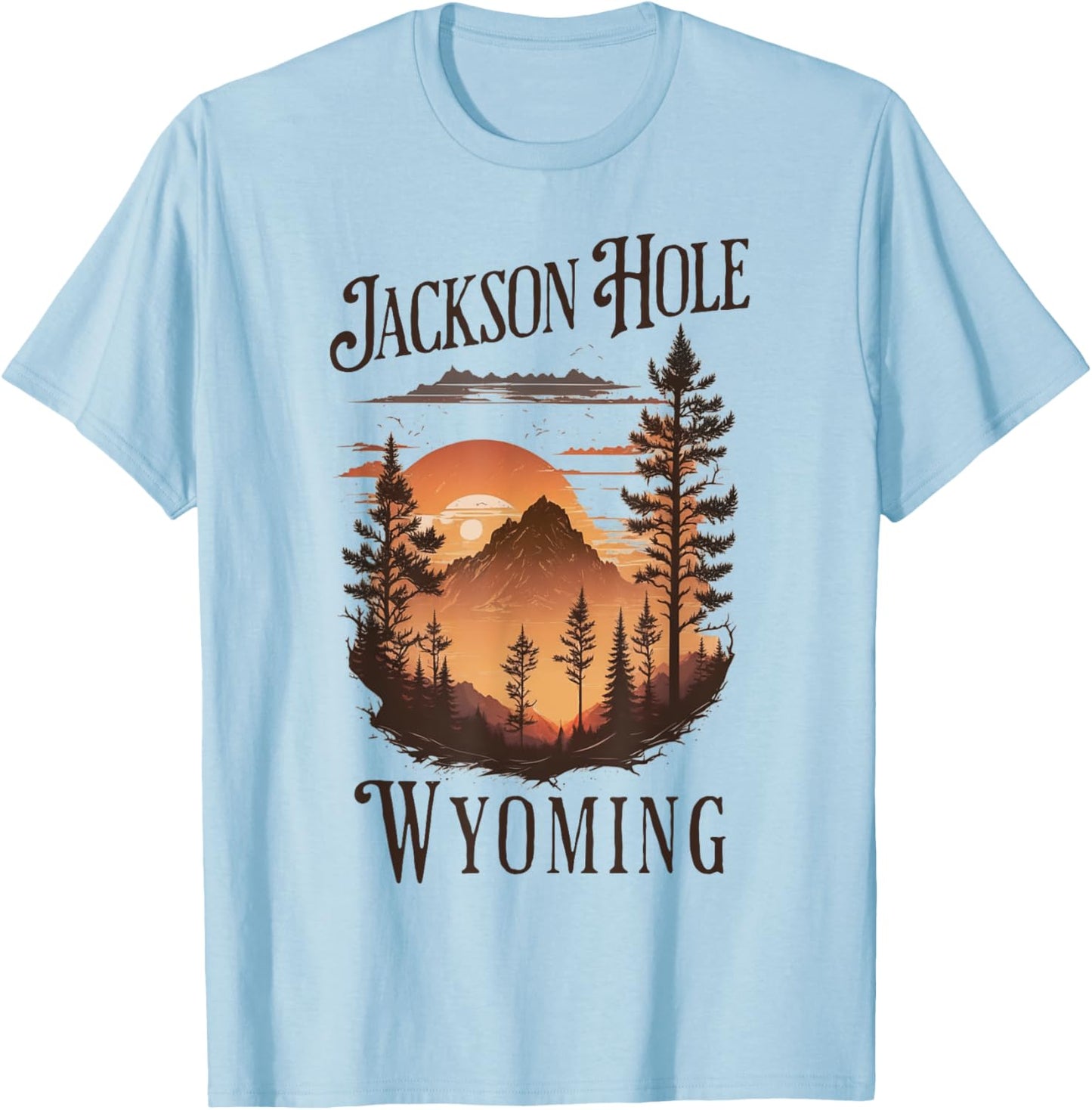 Jackson Hole T-Shirt - T-Shirt | Light Blue