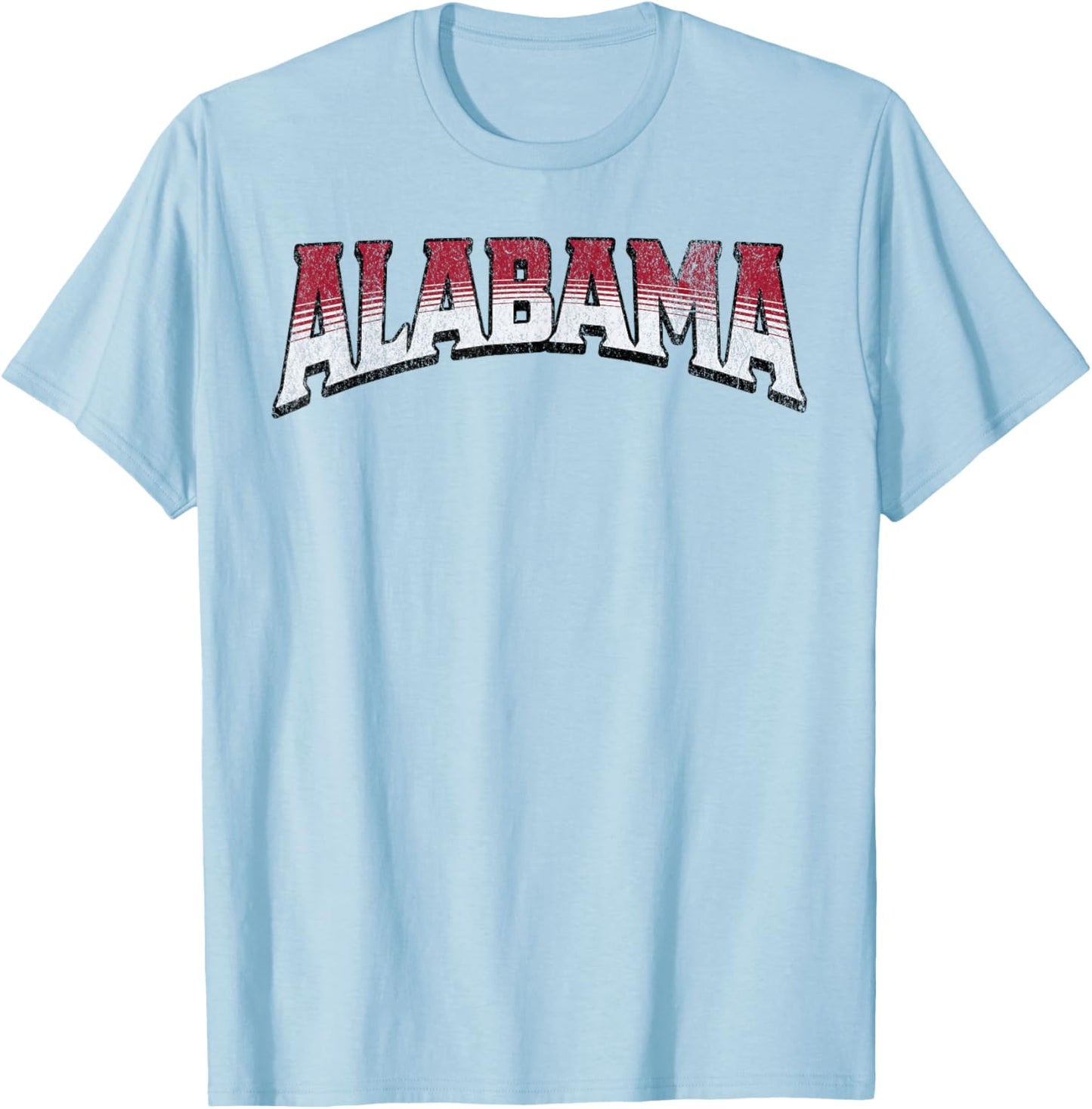 Vintage Alabama AL Sports Design Gifts Men Women Boys Girls T-Shirt - T-Shirt | Light Blue