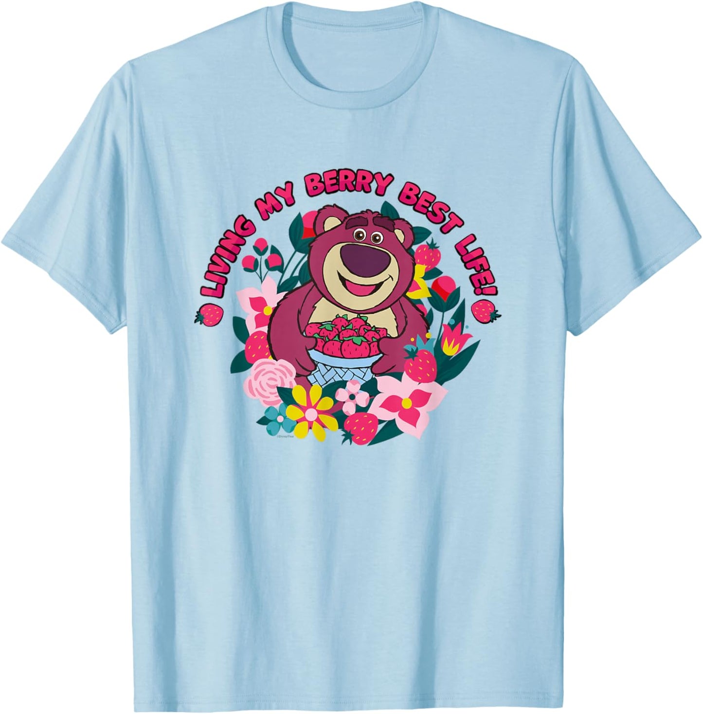 Disney & Pixar’s Toy Story Lotso Living My Berry Best Life T-Shirt - T-Shirt | Light Blue