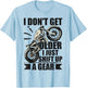 Timeless Biker I Don't Get Older I Just Shift Up A Gear T-Shirt - T-Shirt | Light Blue