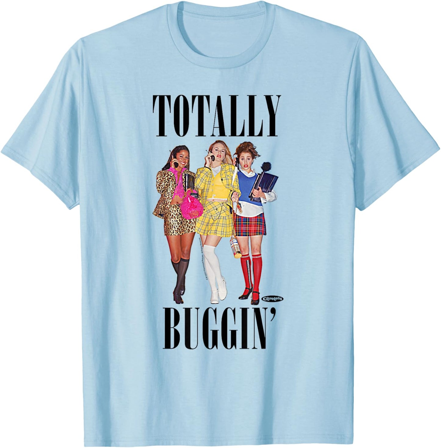 Clueless Totally Buggin' Trio Small T-Shirt - T-Shirt | Light Blue
