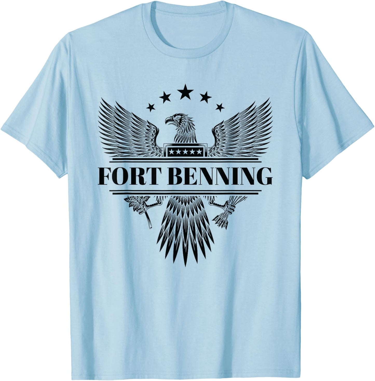Fort Benning Shirt Columbus Georgia T-Shirt - T-Shirt | Light Blue